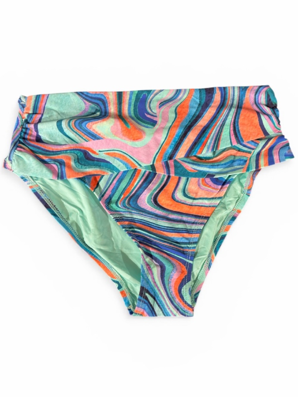NWT La Blanca Multicolor Bikini Bottoms Size 4